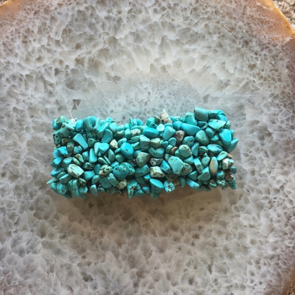 Turquoise beaded bracelet